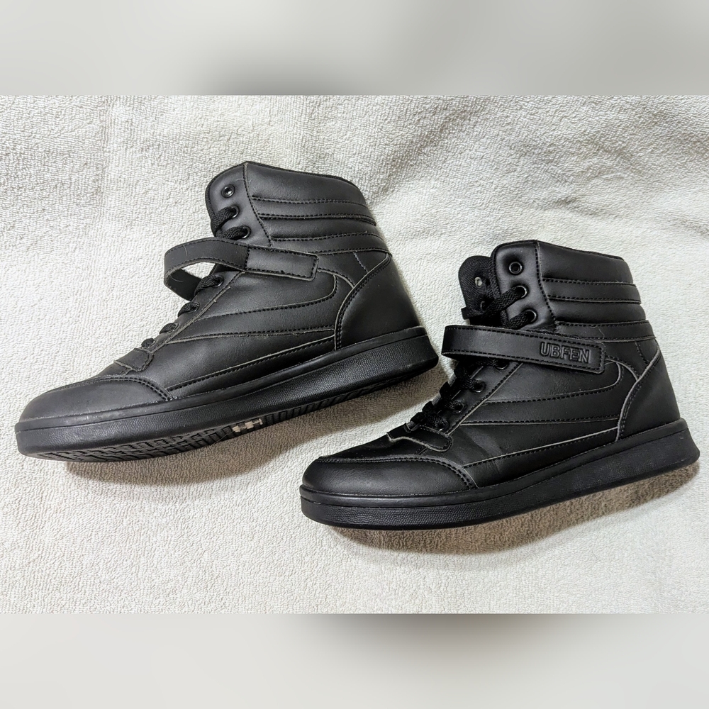 Stylish Black Women's High-Top Sneakers - Picture 6 of 12